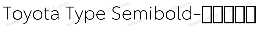 Toyota Type Semibold字体转换